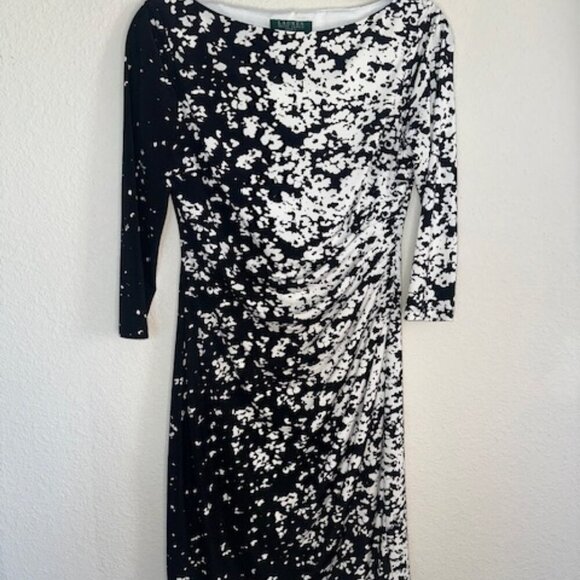 Lauren Ralph Lauren Jersey Floral Jersey Dress